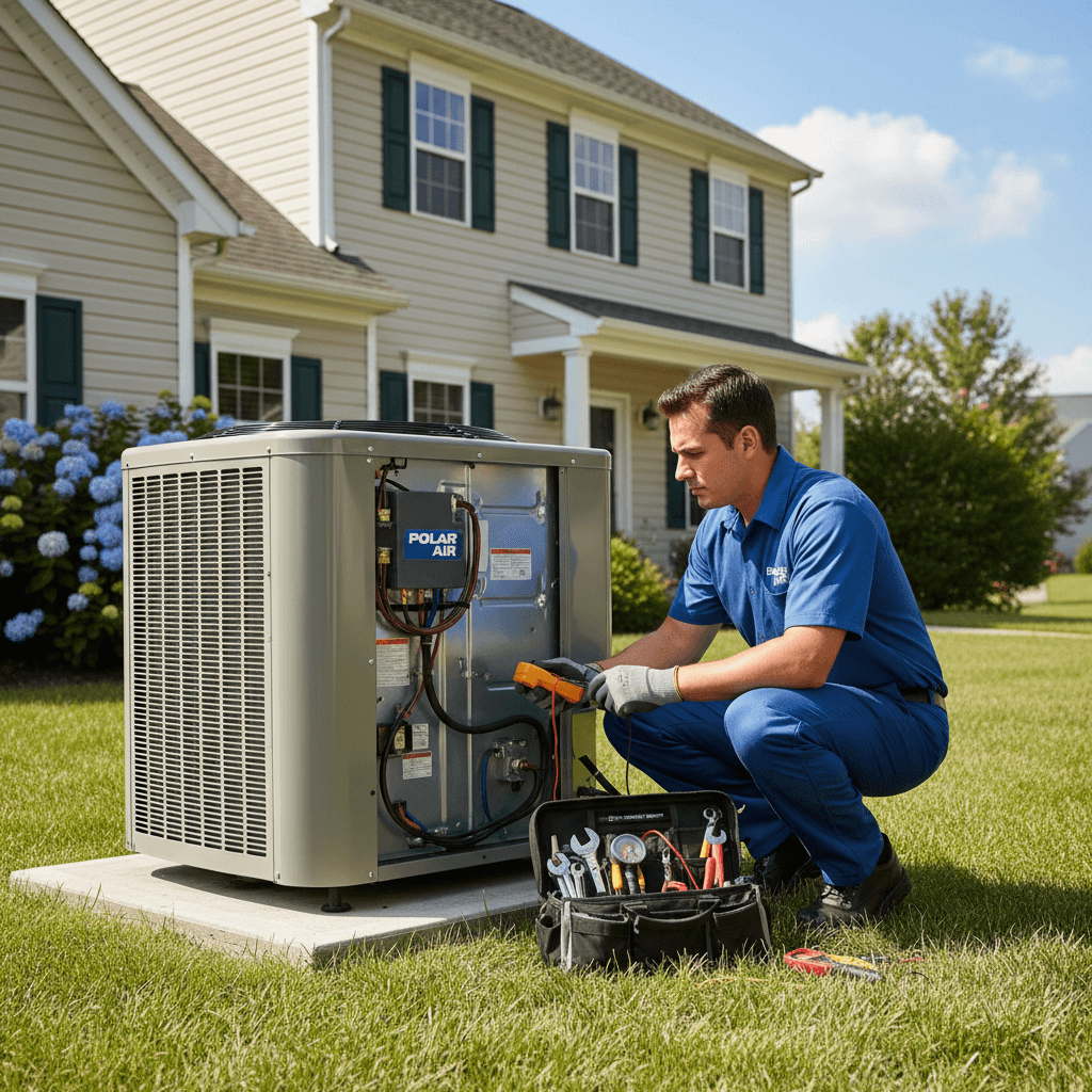 Central air conditioning installation and maintenance