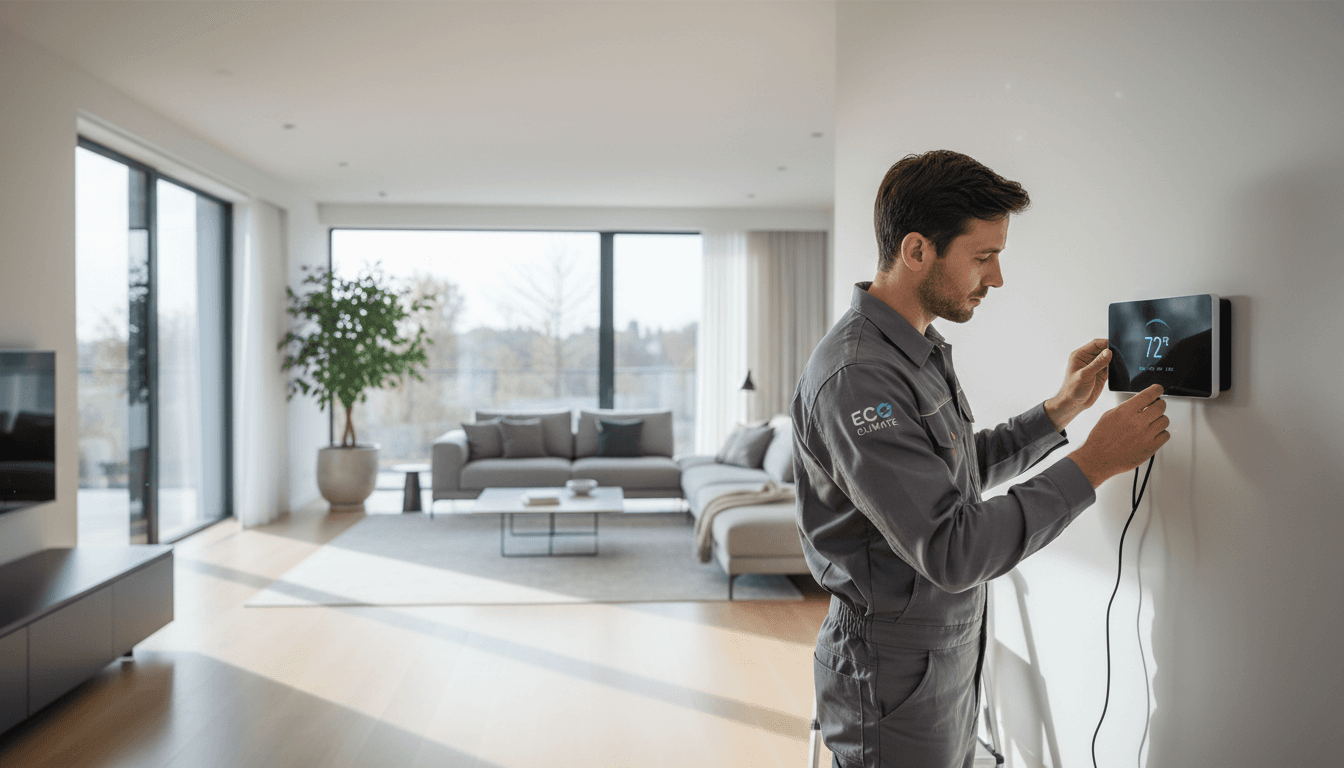 Furnace and thermostat installation