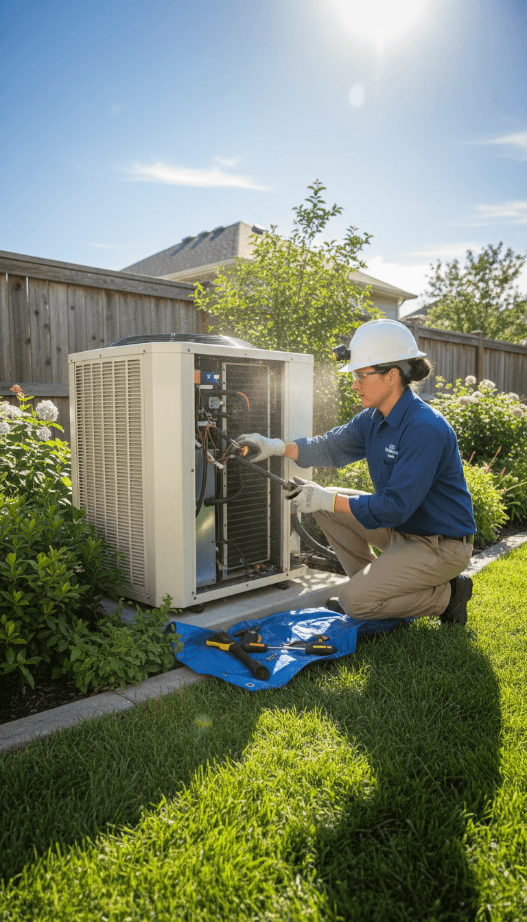 Heat pump system installation